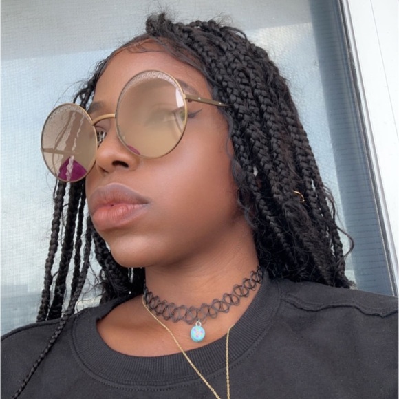 Bottega Veneta Accessories - BV0190S Sunglasses by Bottega Veneta™. Shape: Round, Material: Metal, Frame